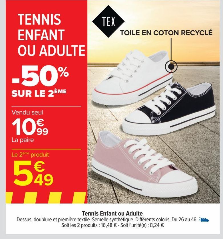 TENNIS ENFANT OU ADULTE 