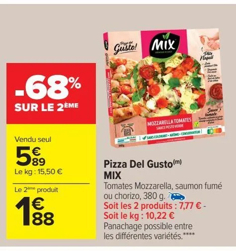 pizza del gusto mix