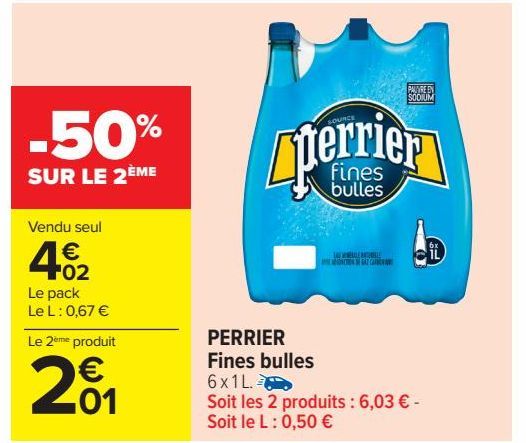 Perrier Fines bulles