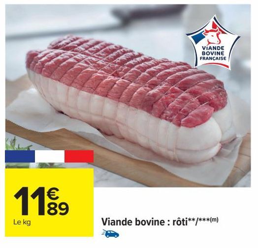 Viande bovine rôti