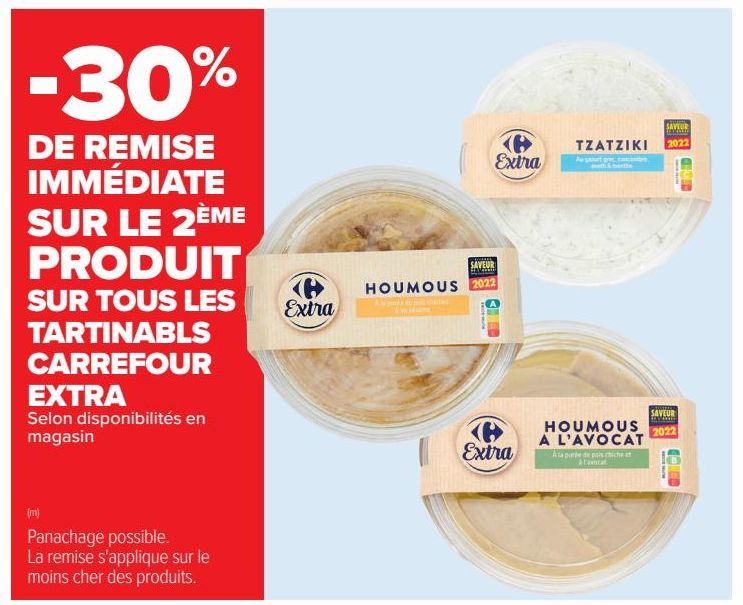 TOUS LES TARTINABLS CARREFOUR EXTRA