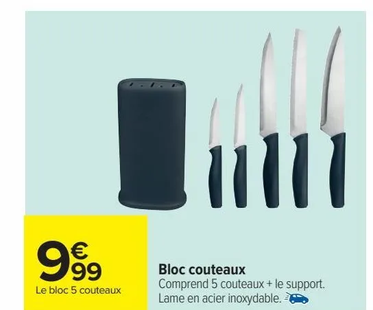 bloc couteaux 