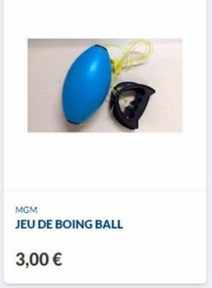 MGM  JEU DE BOING BALL  3,00 €  