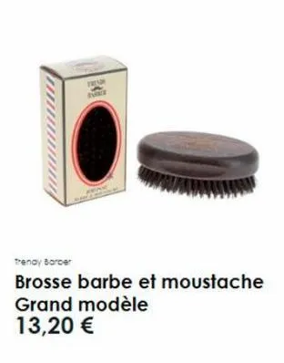 fresh  buke  trendy barber  brosse barbe et moustache grand modèle 13,20 € 