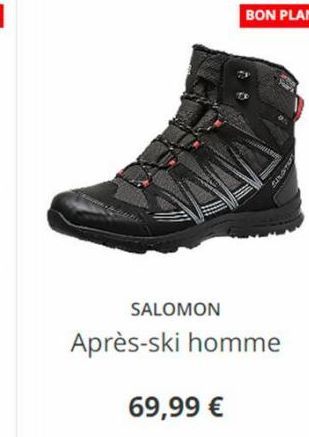 SALOMON  69,99 €  BON PLAN  Après-ski homme  SIRGTU 