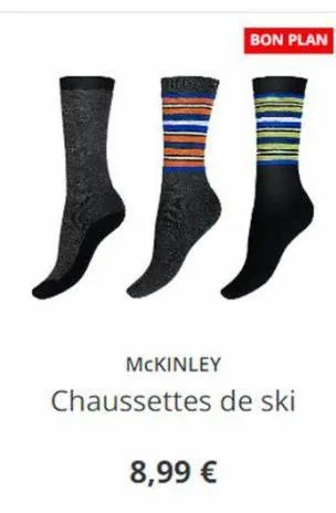 mckinley  jjj  bon plan  8,99 €  chaussettes de ski 