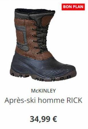 MCKINLEY  Après-ski homme RICK  34,99 €  BON PLAN 