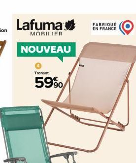 Lafuma  MOBILIER  NOUVEAU  Transat  59%  FABRIQUÉ EN FRANCE 