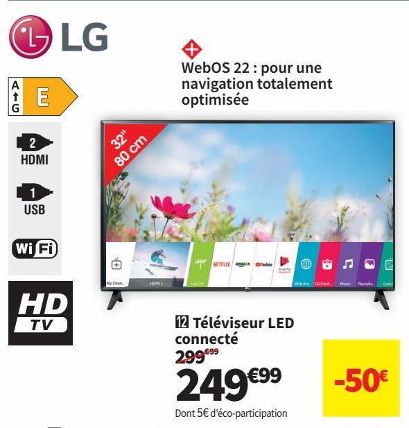 téléviseur LED LG