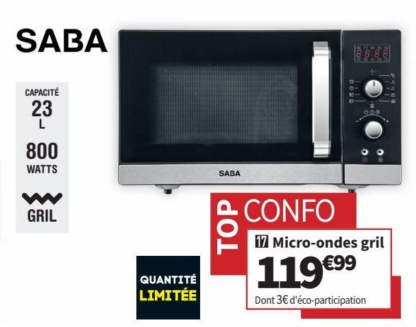 micro-ondes saba