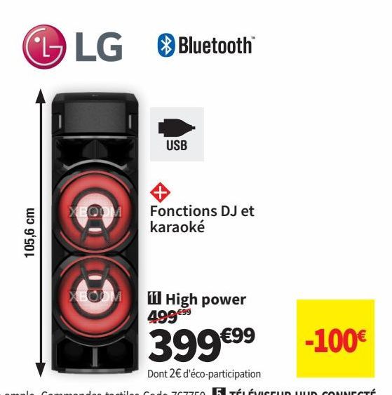 haut-parleurs Bluetooth LG