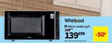 Micro-ondes avec grill Whirlpool offre à 139,99€ sur Conforama