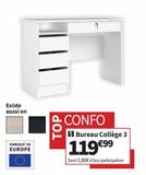 Bureau offre à 119,99€ sur Conforama