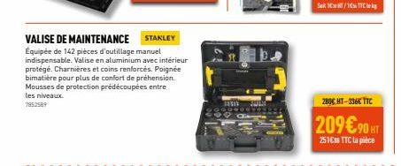 valise en aluminium Stanley