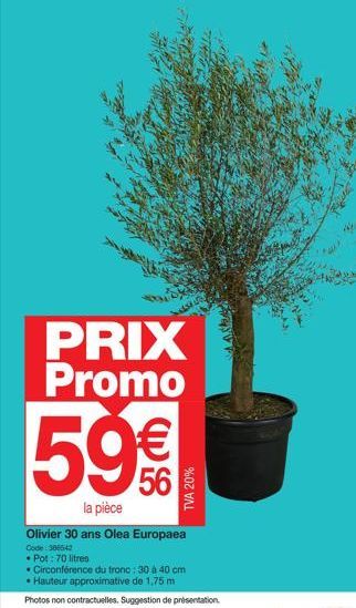 PRIX Promo  M  TVA 20% 
