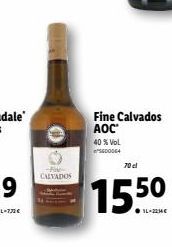 L-772€  CALVADOS  Fine Calvados AOC 40 % VOL  S600064  70 el  1550 