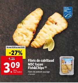 filets de poisson 