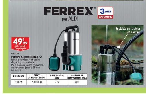 pompe submersible Ferrex