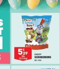 529  301  115.31  Schoko Bons  KINDER  SCHOKOBONS Fr. 0586 