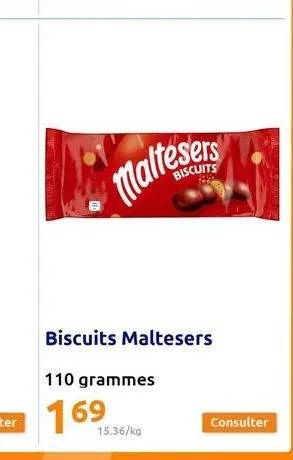 biscuits maltesers