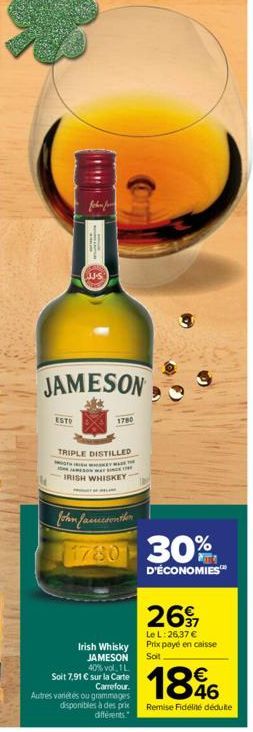 soldes Jameson