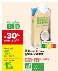 crème Carrefour