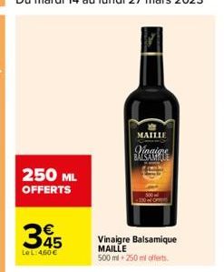 vinaigre balsamique Maille