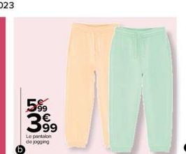 599 399  Le pantalon de jogging 