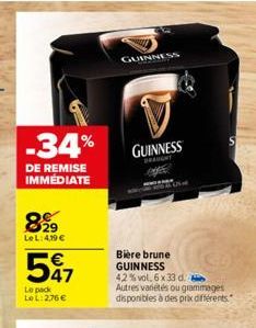 soldes Guinness