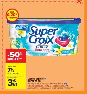 lessive Super Croix