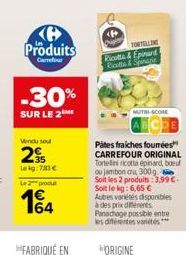 pâtes fraîches Carrefour