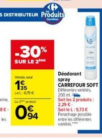 déodorant Carrefour