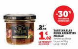Tartinables pour apéritifs Maille offre à 1,82€ sur Super U