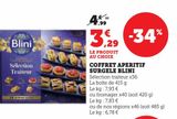 COFFRET APERITIF  SURGELE BLINI offre à 3,29€ sur U Express