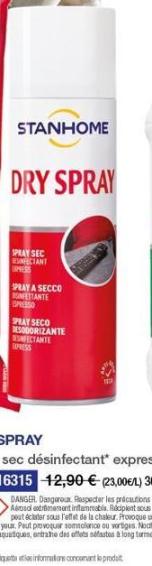 spray désinfectant 