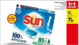 Tablette lave-vaisselle Tout en 1 Sun offre à 7,99€ sur Carrefour