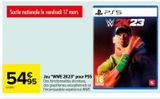 Jeu WWE 2K23 pour PS5 offre à 54,95€ sur Carrefour