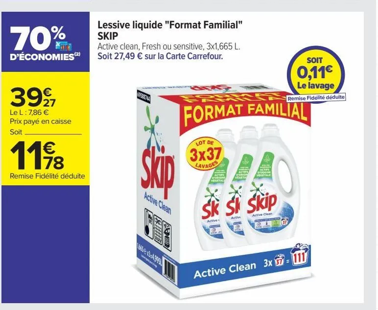 lessive liquide format familial skip