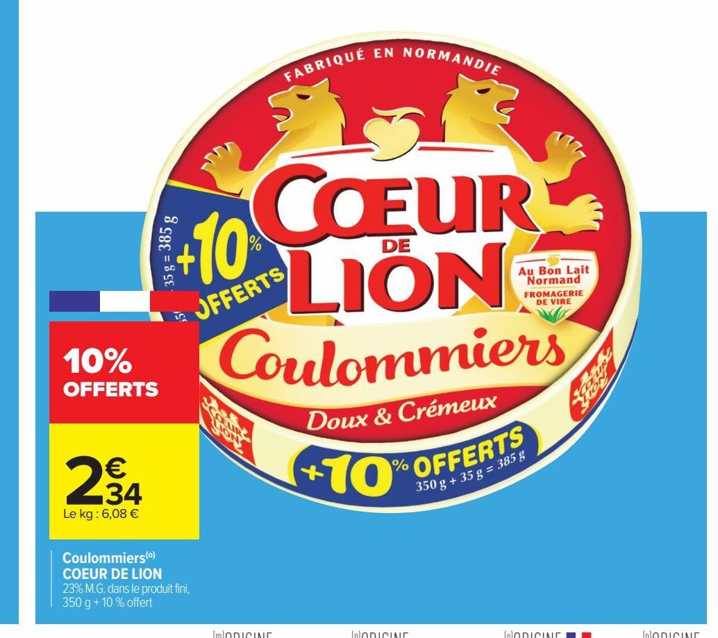 Coulommiers Coeur de Lion