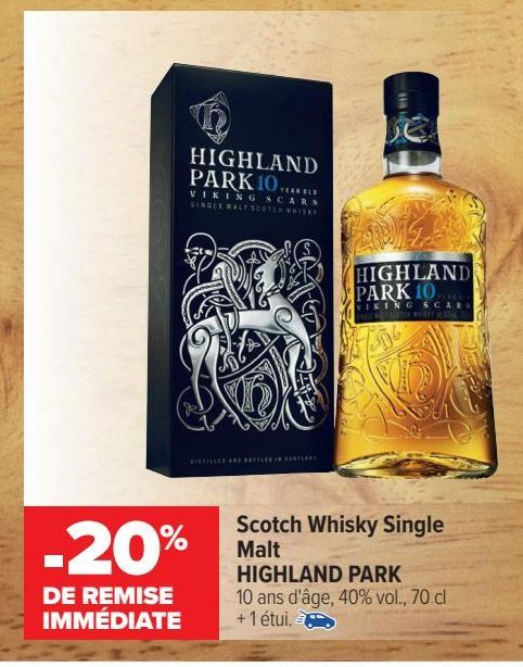 Scotch whisky single Malt HIGHLAND PARK