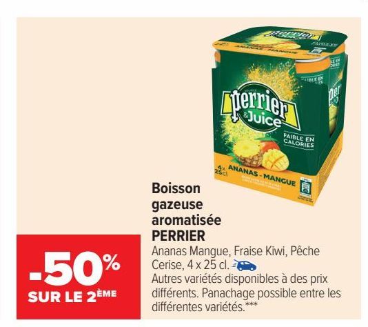 boisson gazeuse aromatisee Perrier