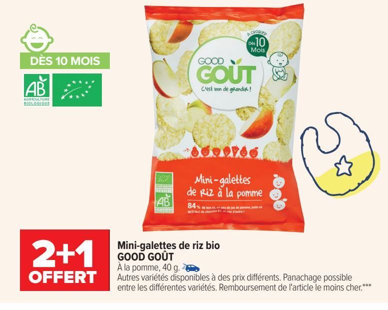 Mini- galettes de riz bio GOOD GOUT