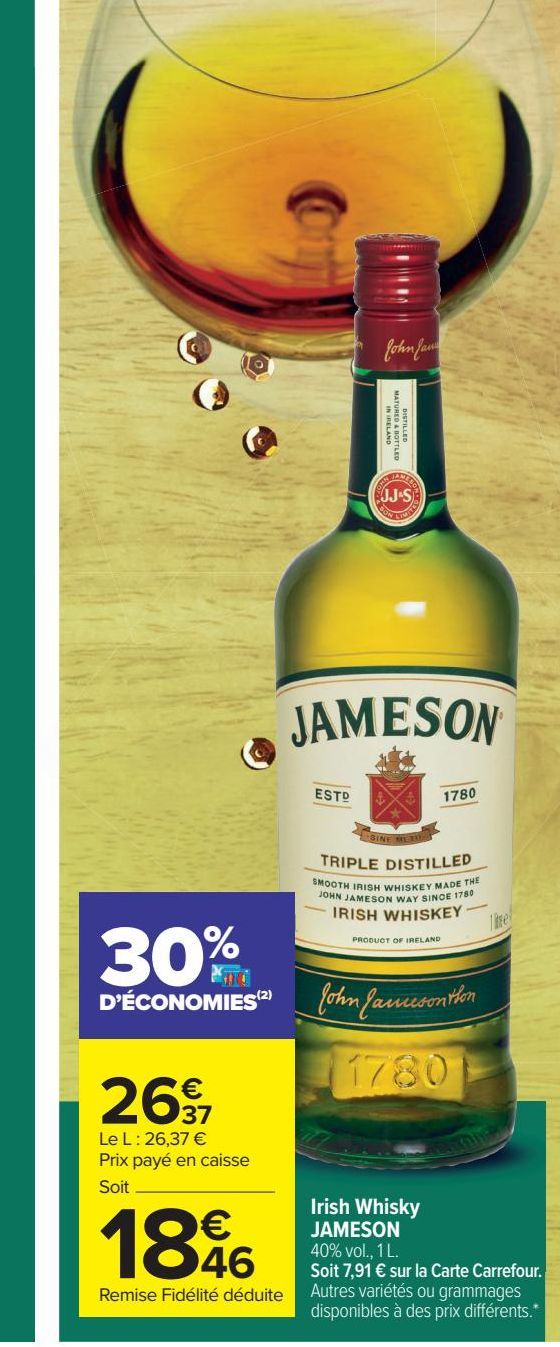 Irish whisky Jameson