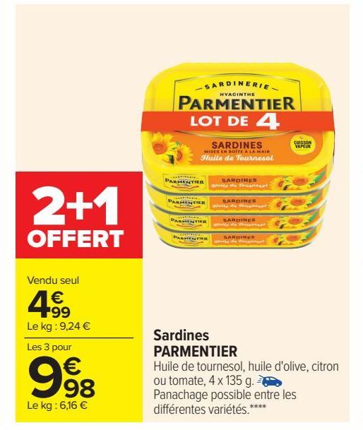 sardines Parmentier