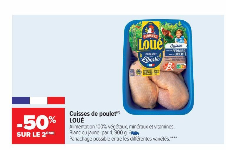 cuisses de poulet Loué