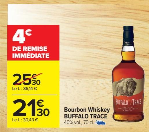 Bourbon whiskey BUFFALO TRACE