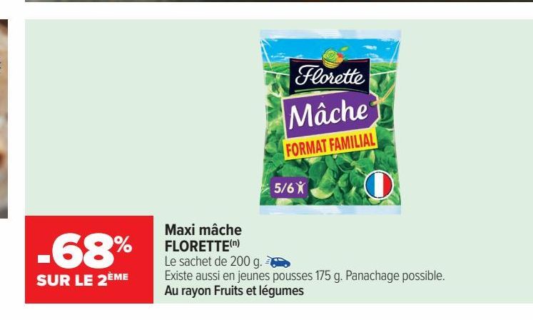 Maxi mâche Florette