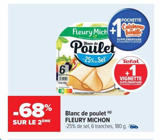 blanc de poulet Fleury Michon