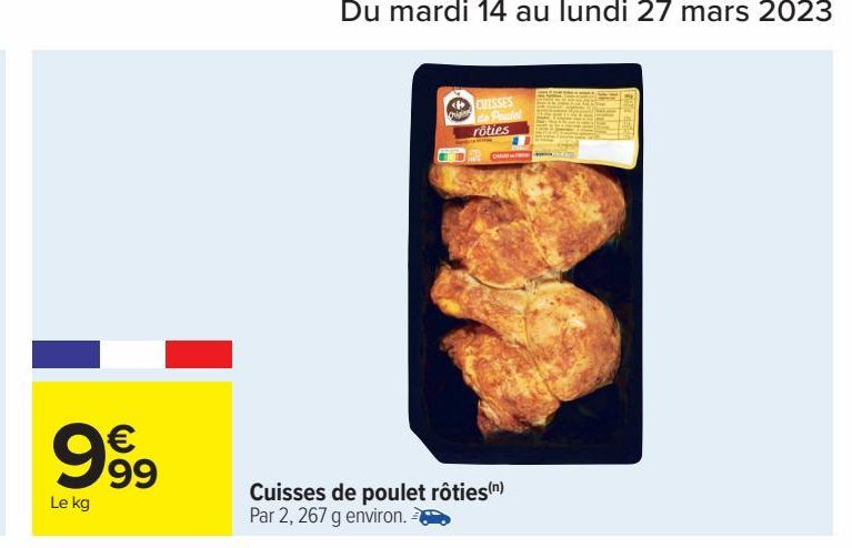 cuisses de poulet roties