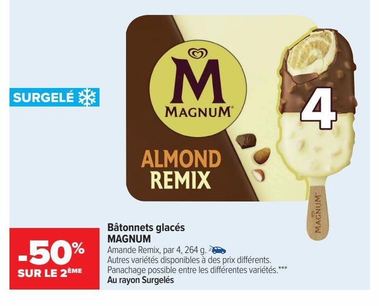 Batonnets glaces MAGNUM